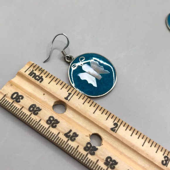 2 Pair of Vintage Alpaca Mexico Earrings - Picture 9 of 10